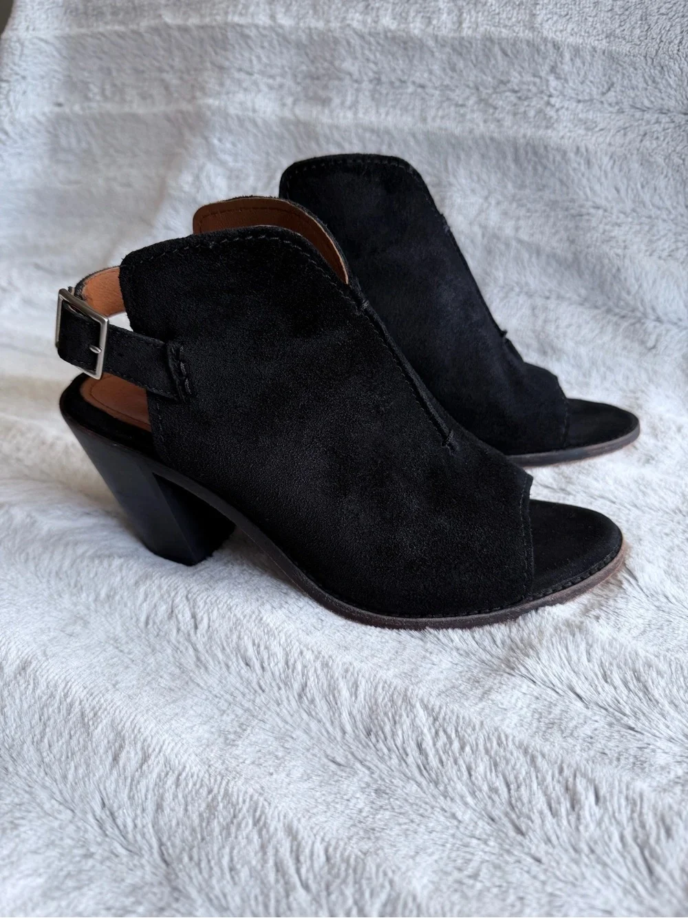 FRYE Courtney sling block heel sandal/ boot